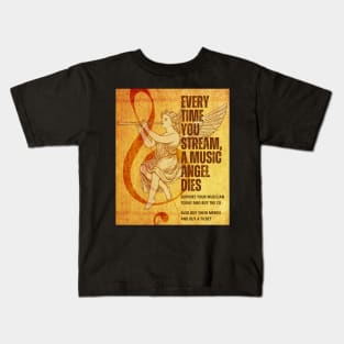 Save a Music Angel Kids T-Shirt